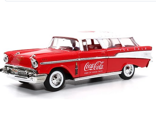 1:43 Scale 1957 Coca Cola Chevy Nomad Sign of Good Taste