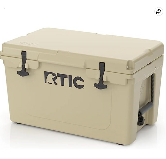 RTIC 45 QT Hard Cooler Insulated Portable Ice Chest Box