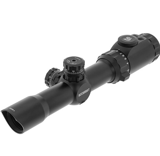UTG Leapers Inc 1-8x28mm 30mm MRC Scope, IE, BG4 Reticle, with ACCU-SYNC