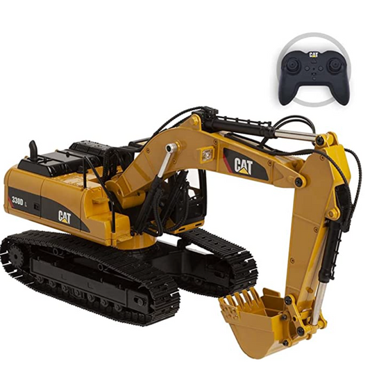 DM RC Truck Cat 330D L Hydraulic Excavator CAT Yellow 28001