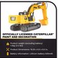 Diecast Masters CAT Fully Functional Radio Control Excavator Truck 1:24 25001