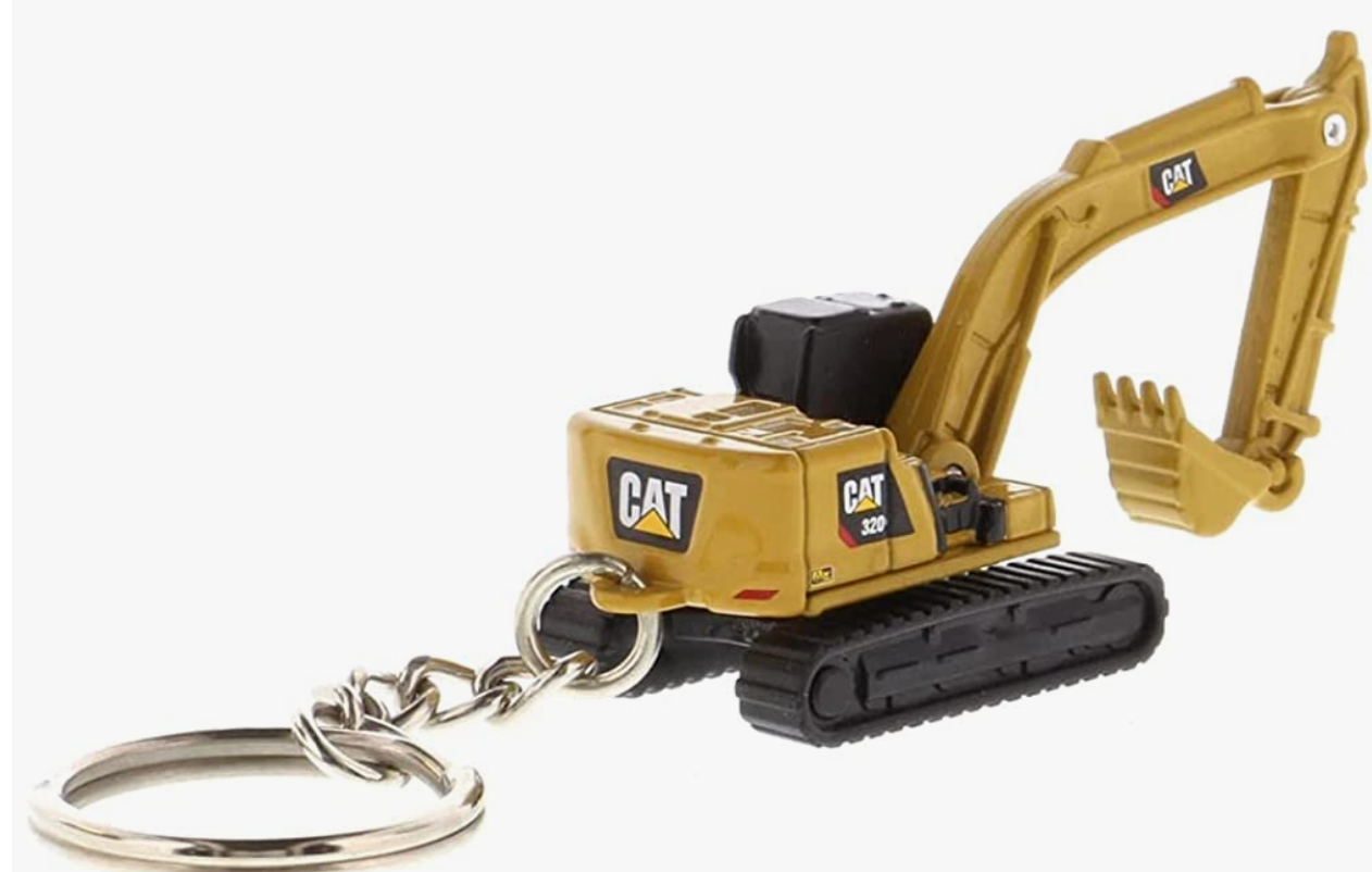 Diecast Masters 85981 Cat Micro 320 Hydraulic Excavator Keychain