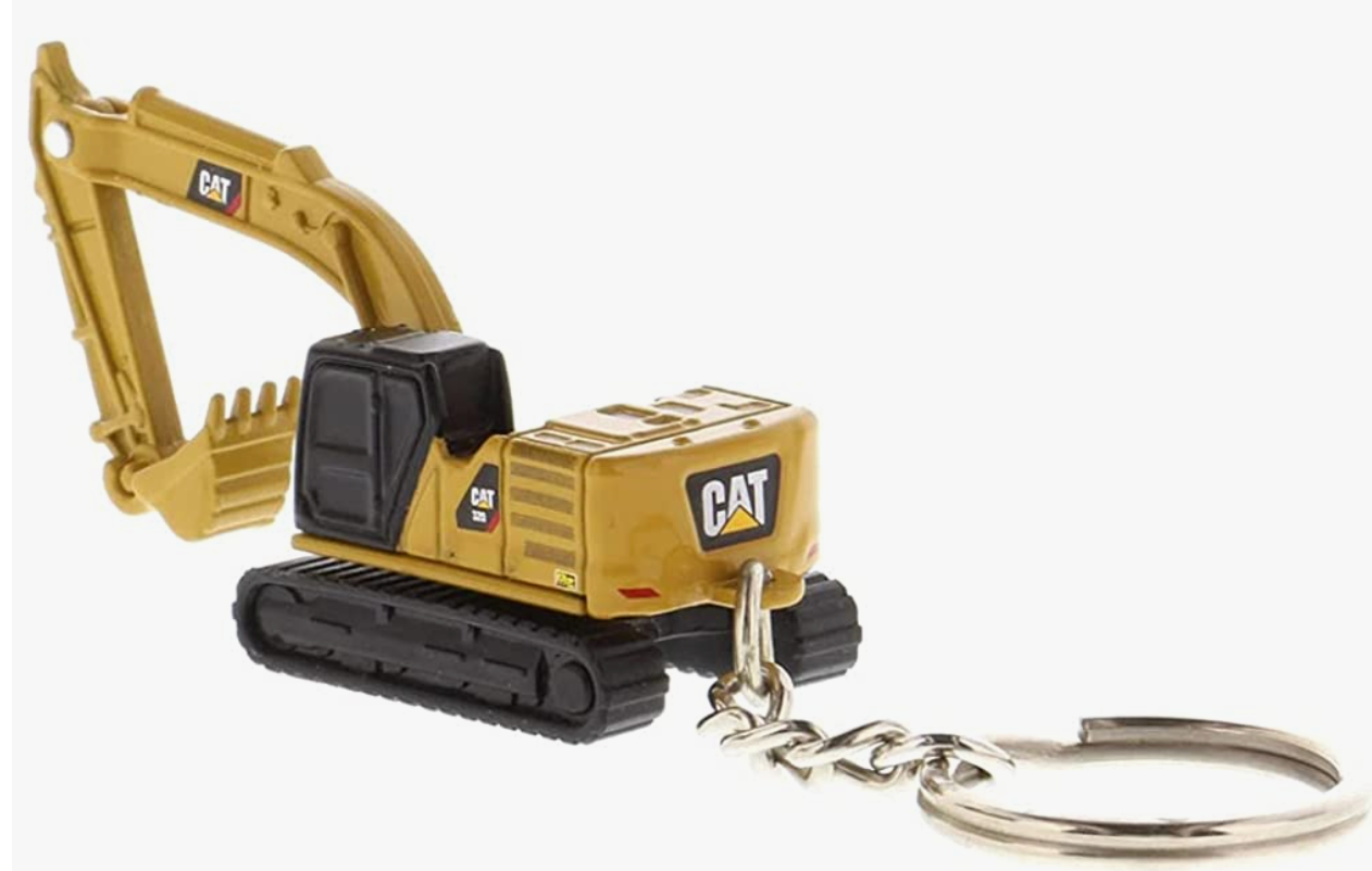 Diecast Masters 85981 Cat Micro 320 Hydraulic Excavator Keychain