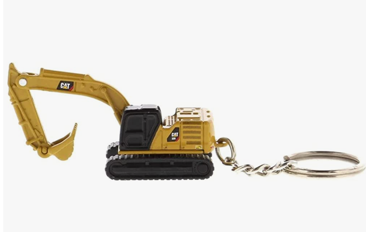 Diecast Masters 85981 Cat Micro 320 Hydraulic Excavator Keychain