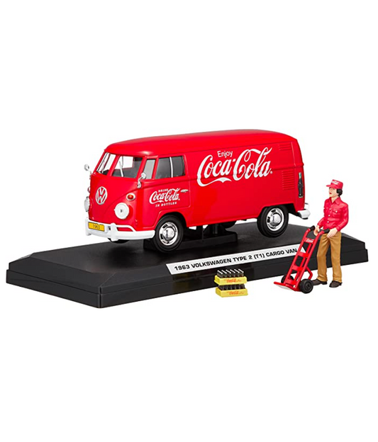 Coca-Cola 1963 Volkswagen T1 Cargo Van 1/24 by Motor City Classics 424062