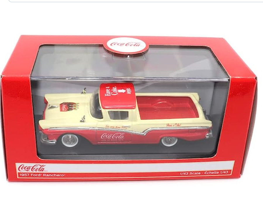 1:43 Scale 1957 Coca Cola Ford Ranchero Take Some Home Today