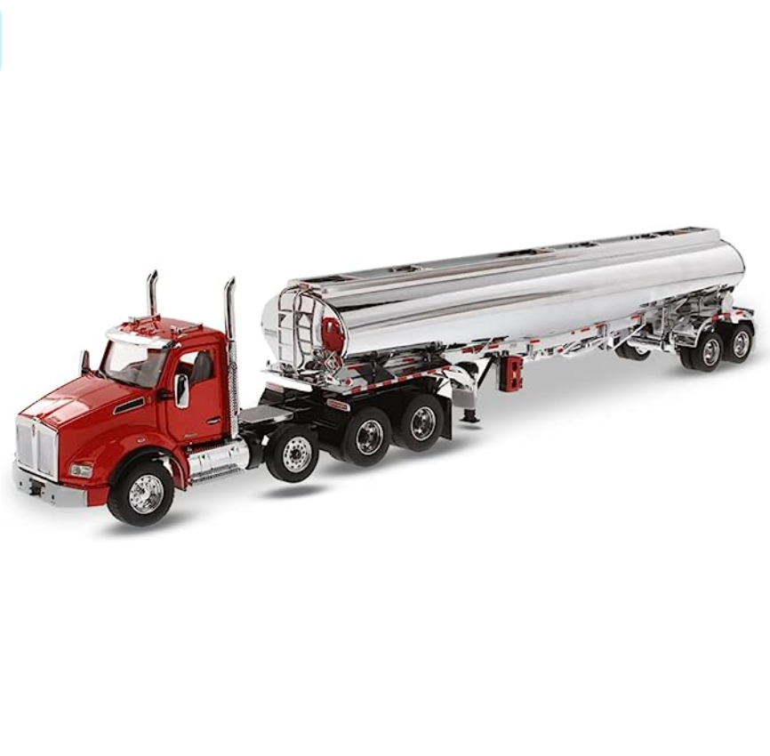 1:50 Kenworth T880S SBFA Tandem with Heil Petroleum Trailer - Diecast Masters