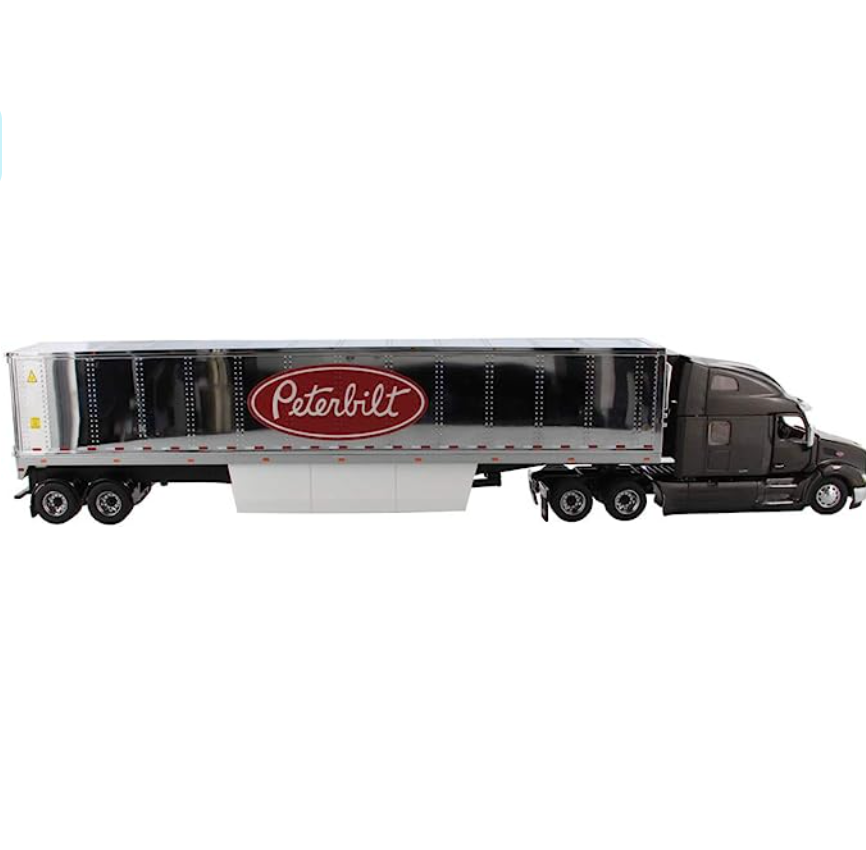 1:50 Peterbilt 579 UltraLoft Day Cab SBFA with 53' Chromed Refer 71071