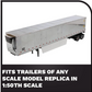 53' Reefer Refrigerated Van Trailer Chrome by Diecast Masters 91022