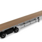 53' Flat Bed Trailer Silver by Diecast Masters 91023