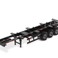 40' Skeleton Trailer Black by Diecast Masters 91024