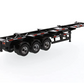 40' Skeleton Trailer Black by Diecast Masters 91024