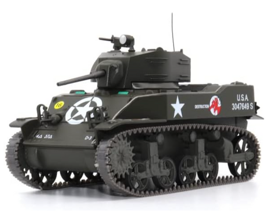 M5A1 Light Tank - 37th Tank Battalion (1:43 Scale) Motor City Classics