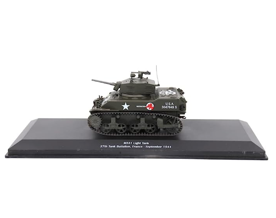 M5A1 Light Tank - 37th Tank Battalion (1:43 Scale) Motor City Classics