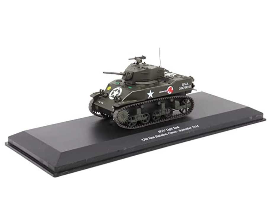 M5A1 Light Tank - 37th Tank Battalion (1:43 Scale) Motor City Classics