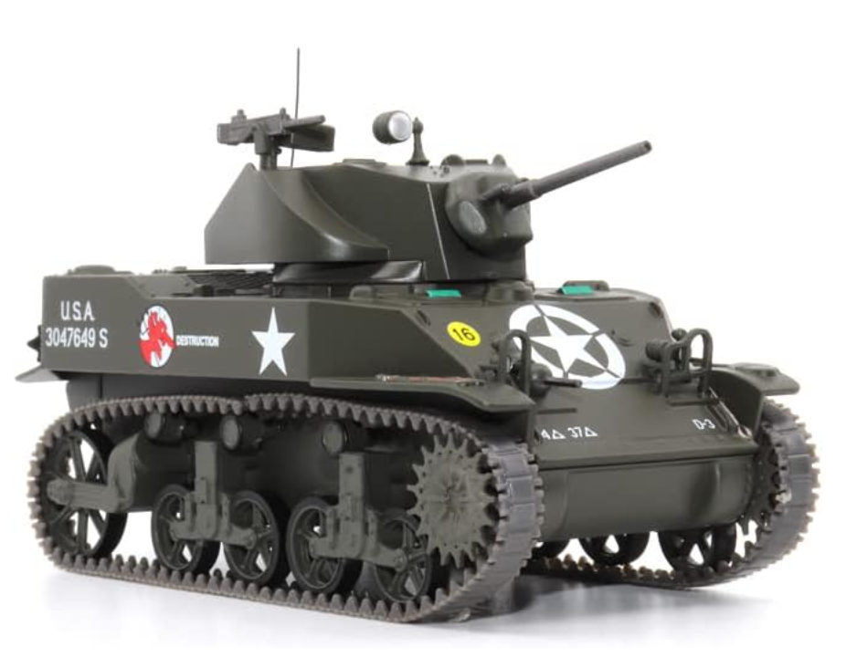 M5A1 Light Tank - 37th Tank Battalion (1:43 Scale) Motor City Classics