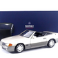 1989 MB 500 SL Convertible Smoke Silver Metallic by Norev 183719