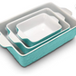 NutriChef 3Pcs. Nonstick Bakeware (Aqua)