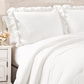 Lush Decor Reyna 3-Piece Ruffled Comforter Bedding Set