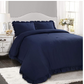 Lush Decor Reyna 3-Piece Ruffled Comforter Bedding Set