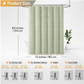 BTTN Extra Long Shower Curtain