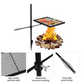 REDCAMP Swivel Campfire Grill Heavy Duty Steel Grate