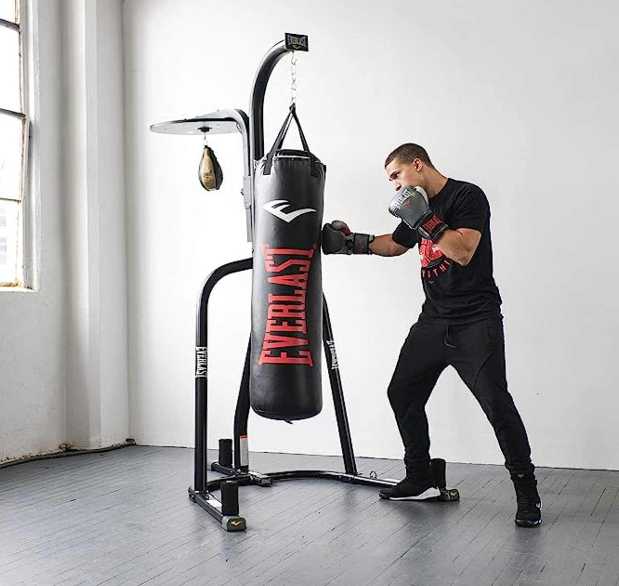 Everlast Steel Heavy Punching Bag Stand Workout Equipment