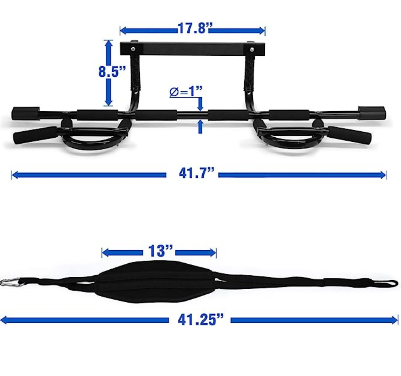 Yes4All Heavy Duty Pull Up Bar for Doorway