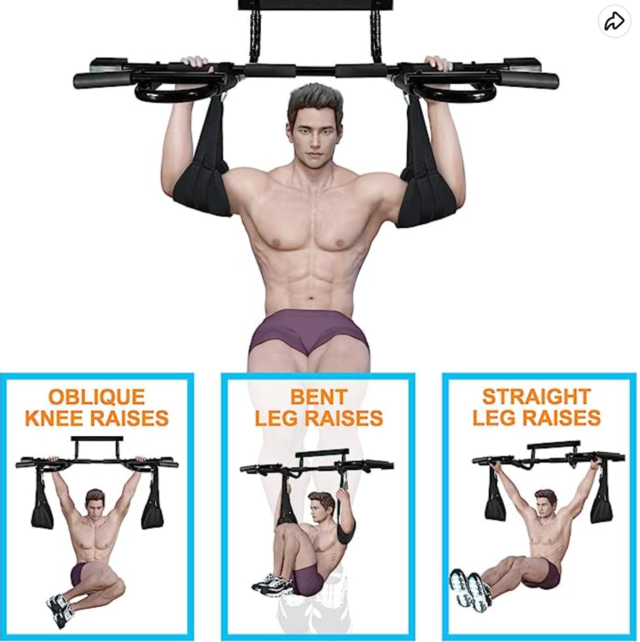 Yes4All Heavy Duty Pull Up Bar for Doorway