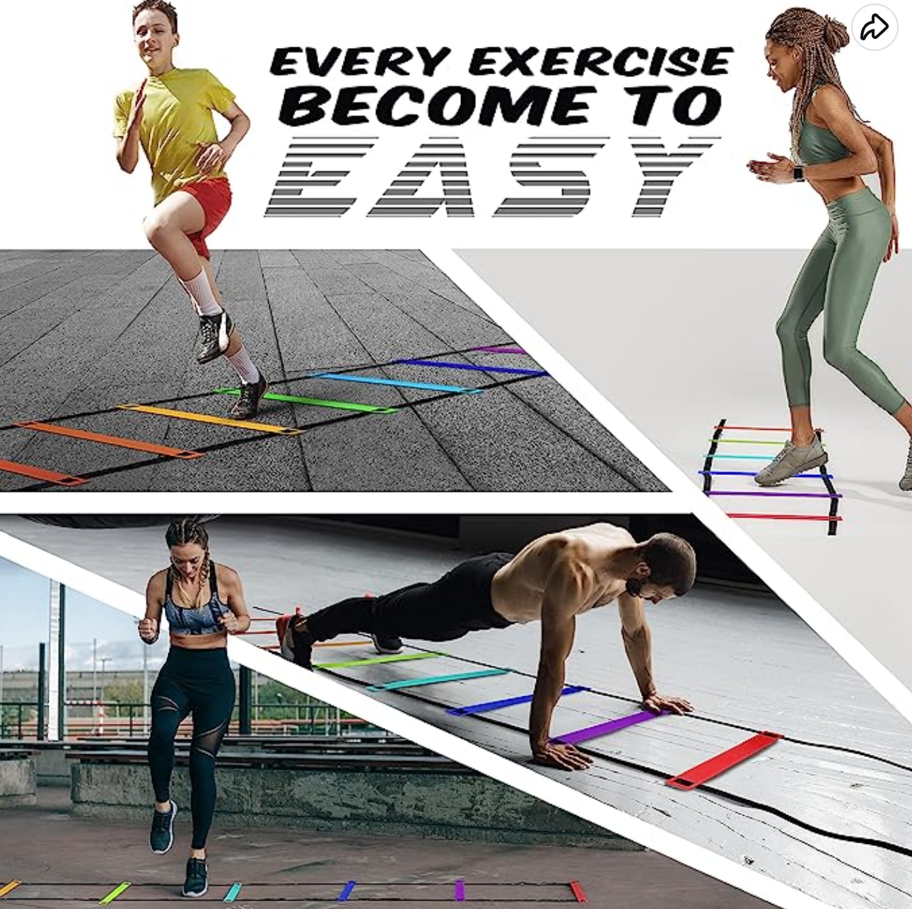 Yes4All Speed Agility Ladder Training Equipment