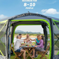 JOYTUTUS 2 in 1 Upgraded Gazebo 12x12 Ft Tent for SUV