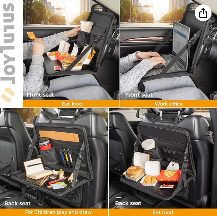 JOYTUTUS 3 in 1 Steering Wheel Eating Tray