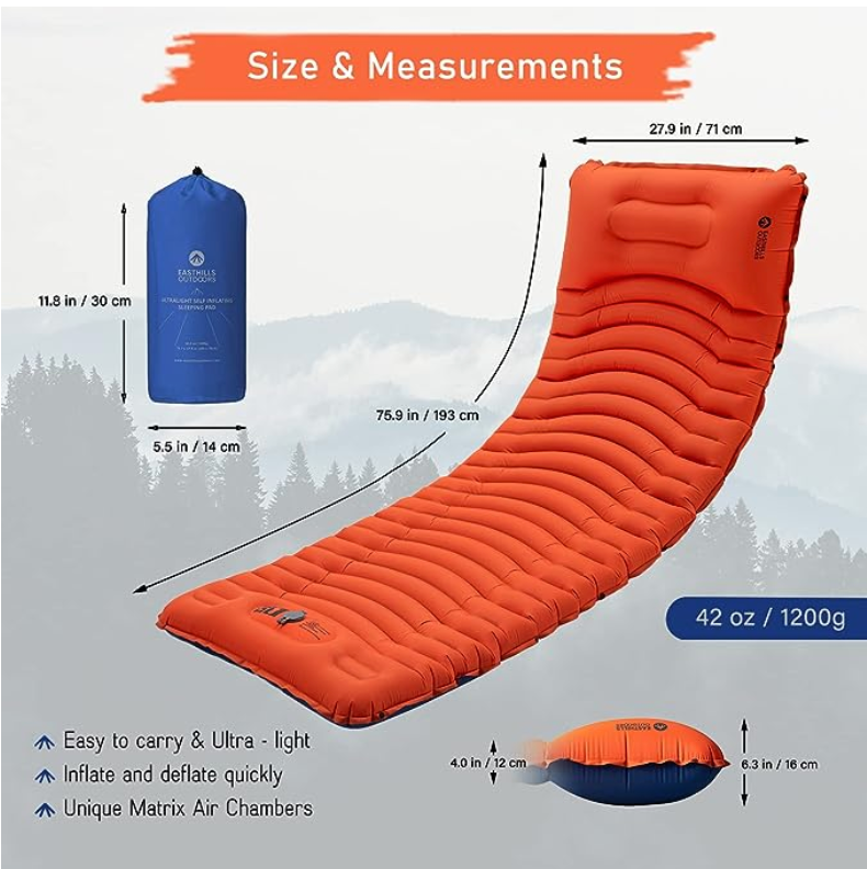 Easthills Outdoors Camping Sleeping Pad