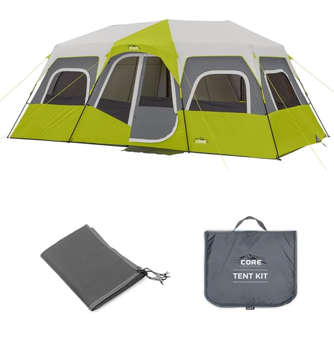 CORE 12 Person Instant Cabin Tent Bundle