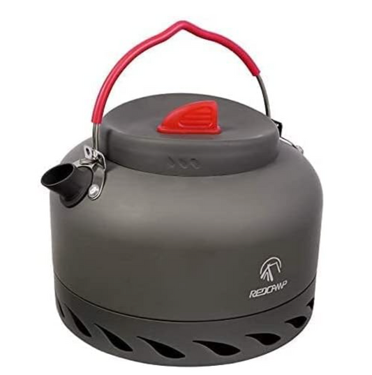 REDCAMP 1.4L Outdoor Camping Kettle with Heat Exchanger