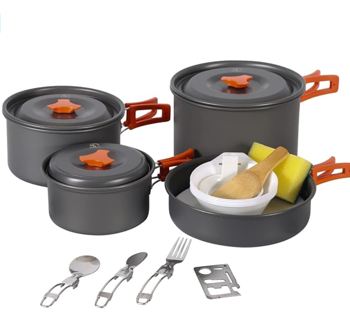 REDCAMP 22 PCS Camping Cookware Mess Kit