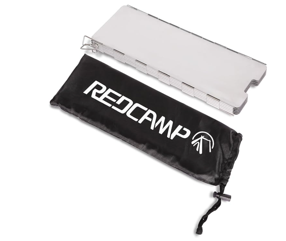 REDCAMP Folding Outdoor Stove Windscreen