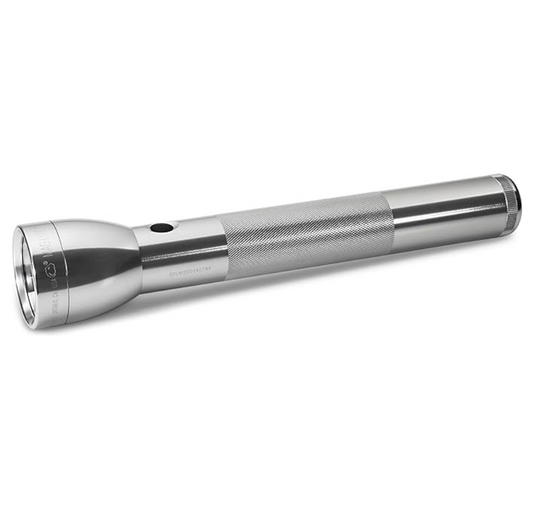 Maglite ML300L LED 3-Cell D Flashlight, Silver