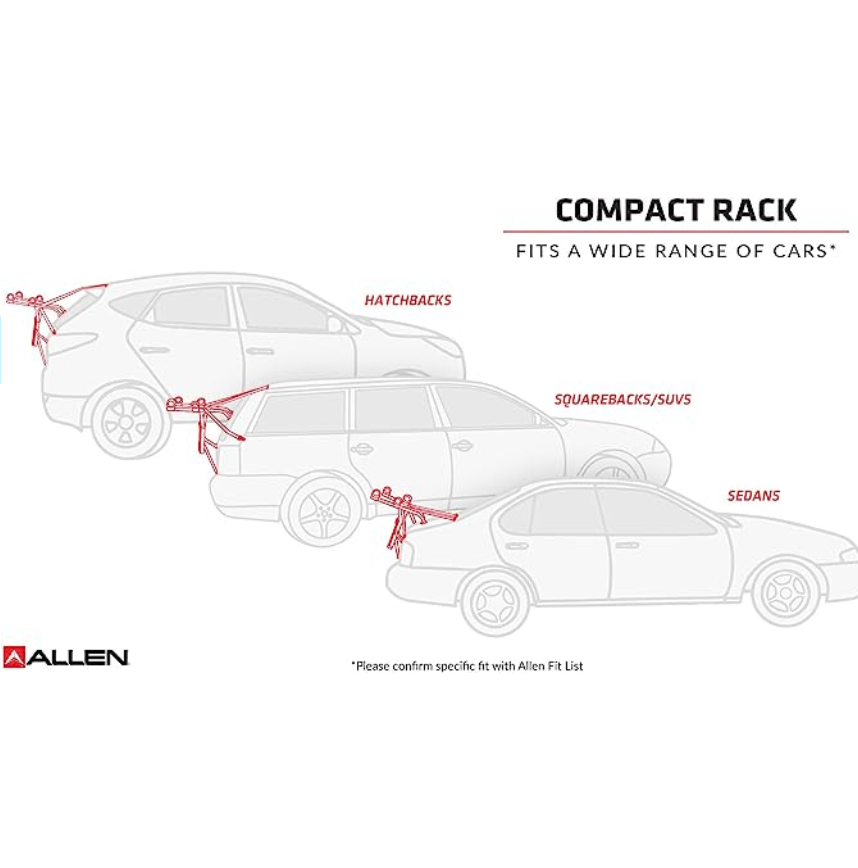 Allen Sports Ultra Compact Folding 1-Bike Trunk Mount Rack