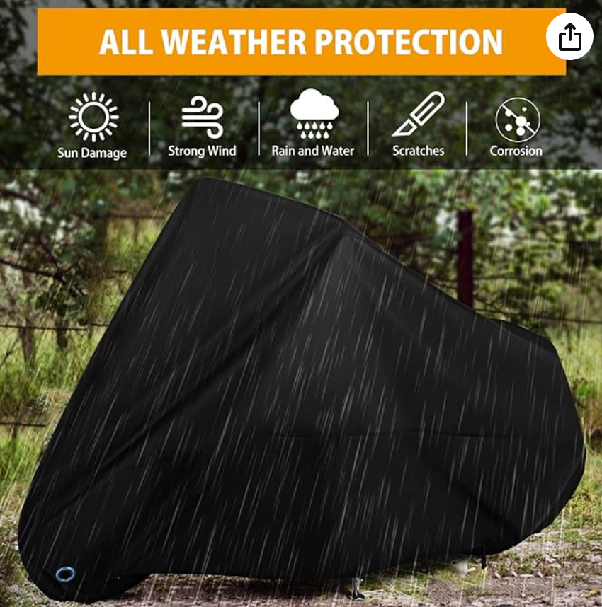 Hanmir All Season Universal Weather Waterproof Motorbike Cover