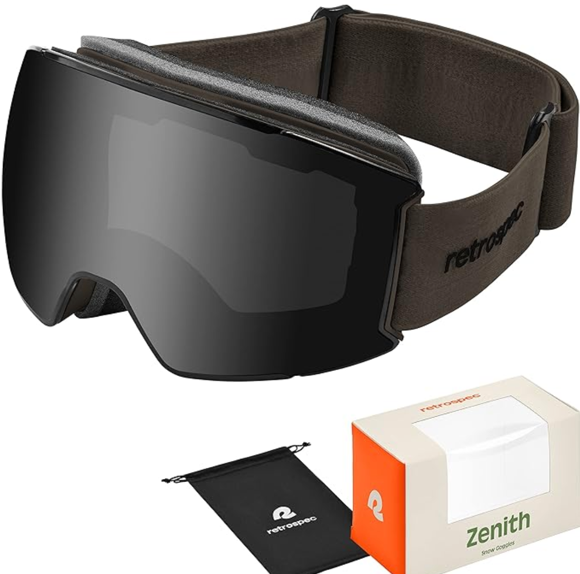 Retrospec Zenith Ski & Snowboard Snow Goggles