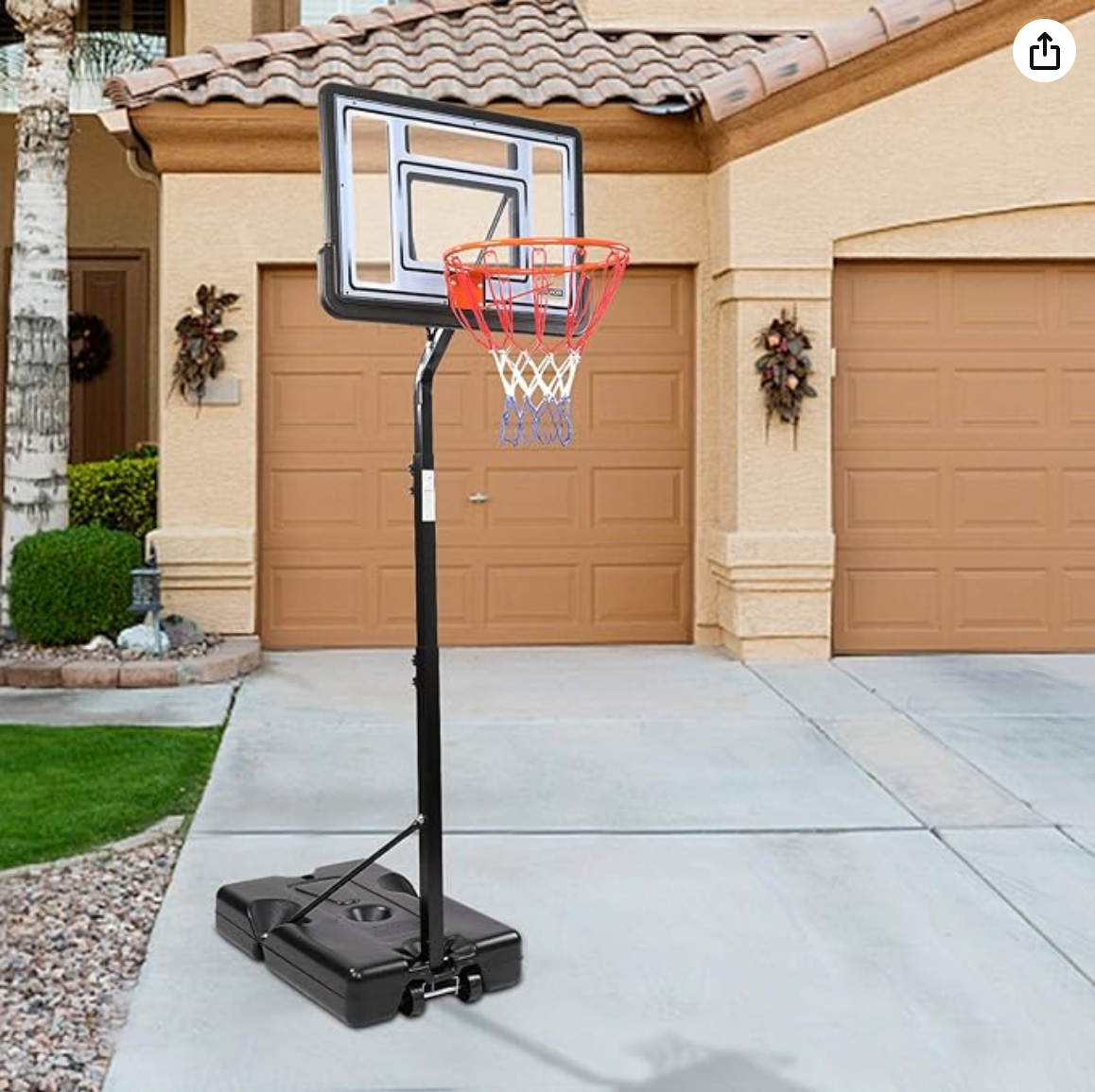 PEXMOR Portable Basketball Hoop Goal System