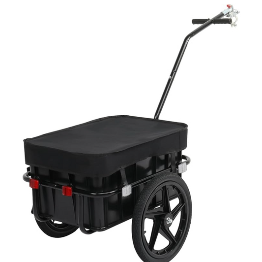 PEXMOR Bike Cargo Trailer with Removable Box & Waterproof Cover