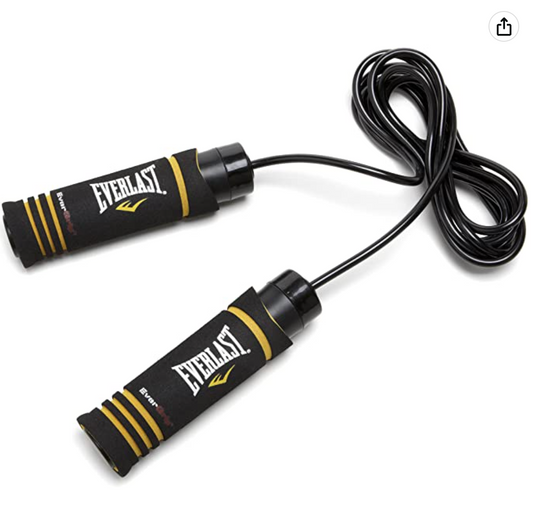 Everlast Evergrip Weighted Jump Rope (Black)