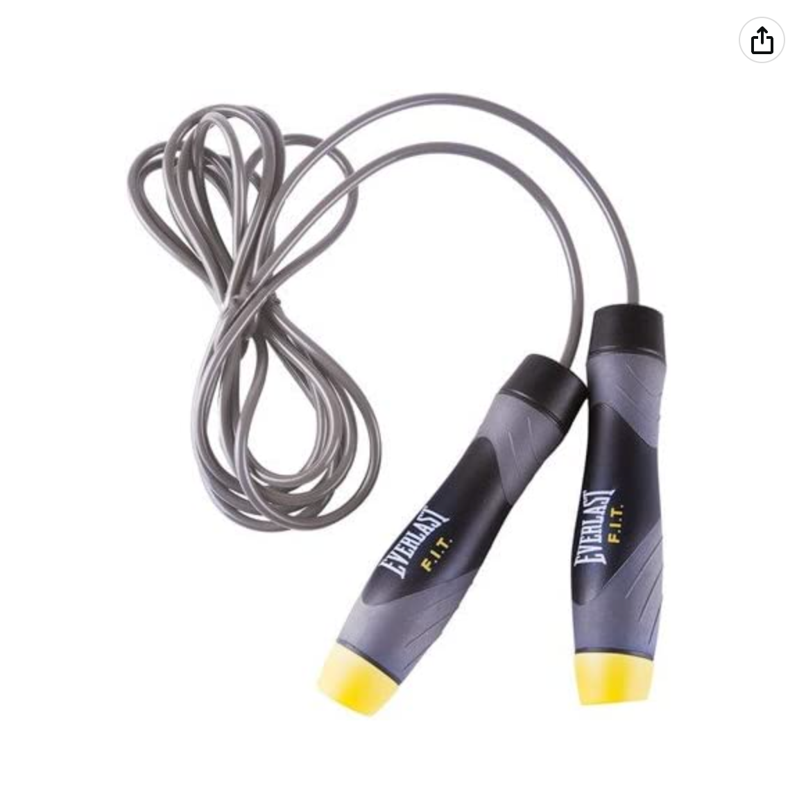 Everlast Evergrip Weighted Jump Rope (Black)