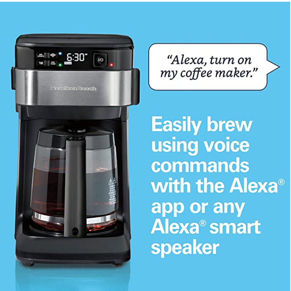 Hamilton Beach Works with Alexa Smart Coffee Maker