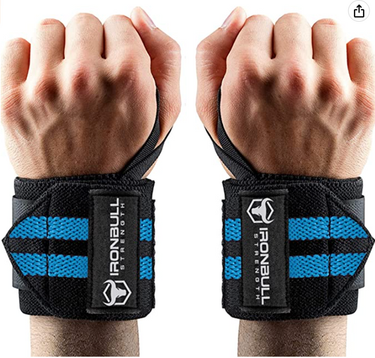 Iron Bull Strength Wrist Wraps for Weightlifting