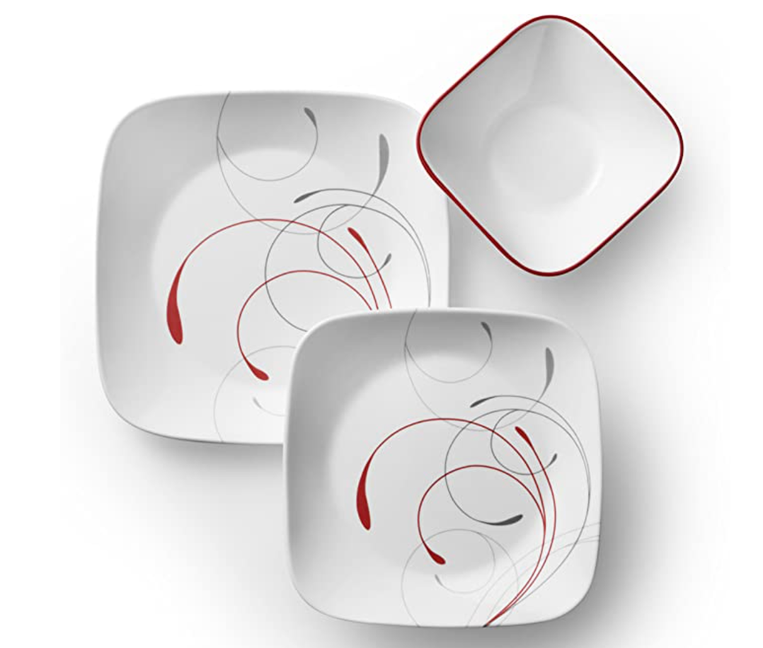 Corelle Vitrelle 18-Piece Service for 6 Dinnerware Set