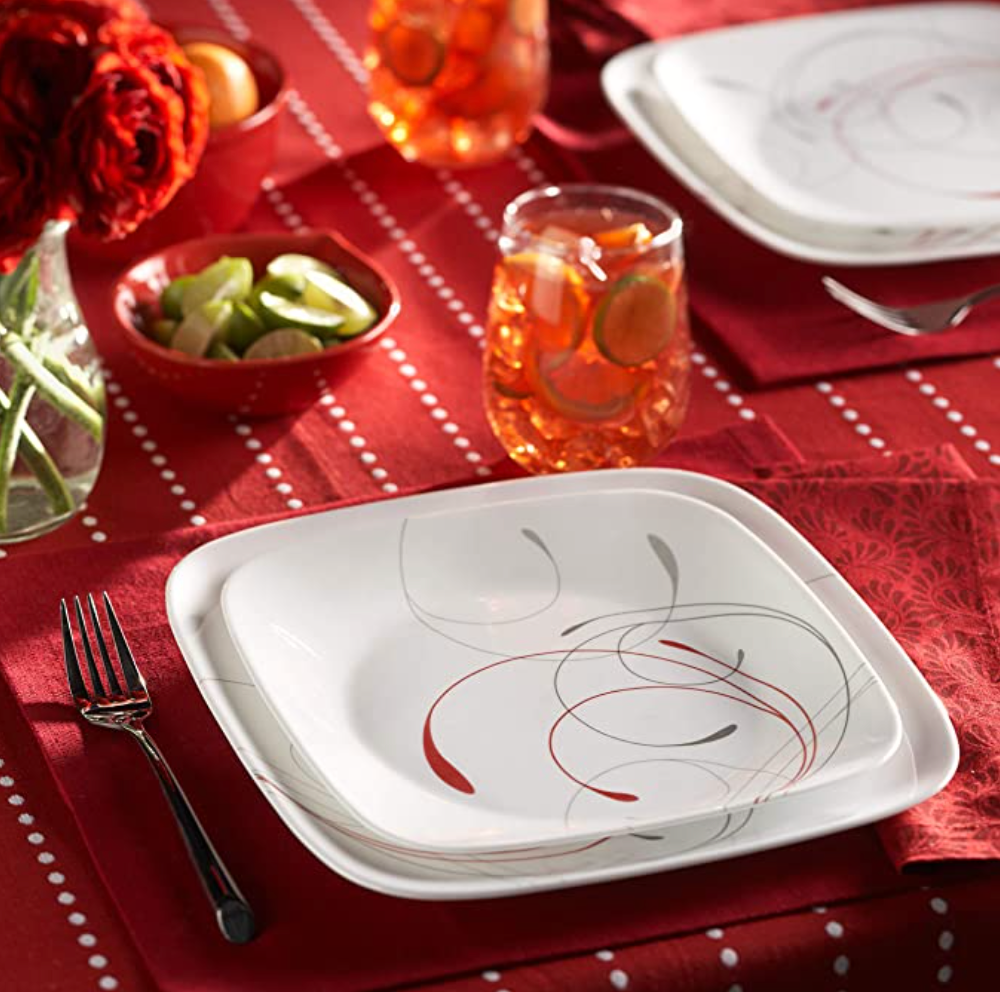 Corelle Vitrelle 18-Piece Service for 6 Dinnerware Set