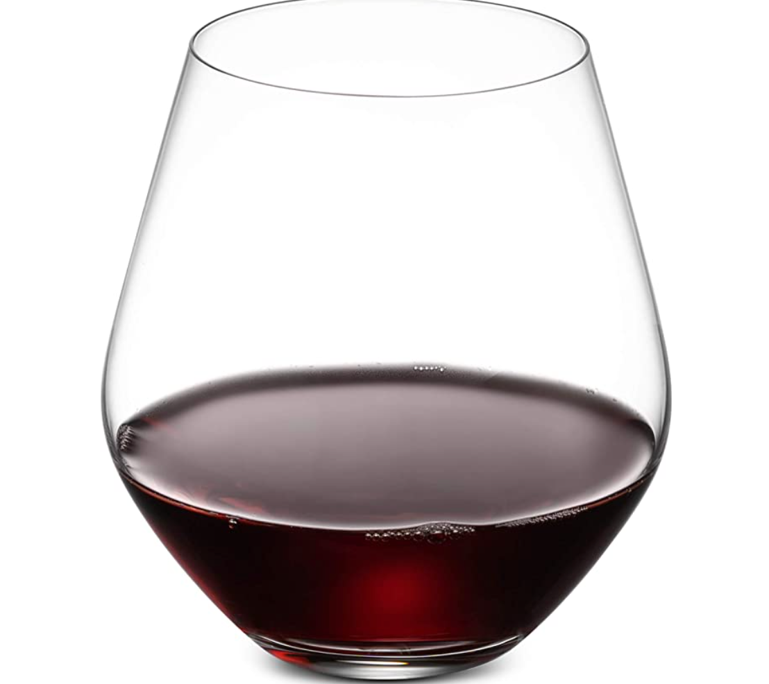 Godinger Wine Glasses, Stemless Wine Glasses